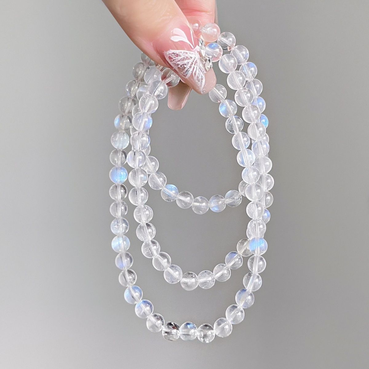【C2】Moonstone beads
