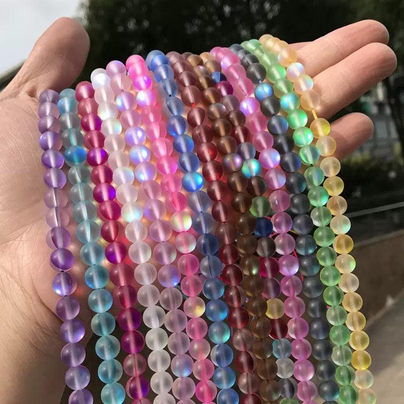 【C2】Moonstone beads