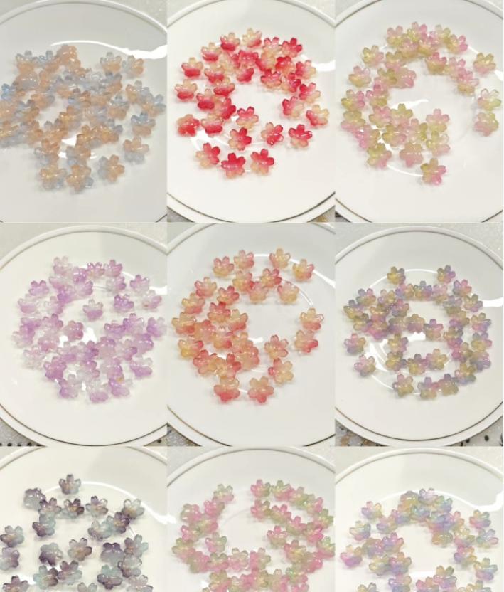 【C6】Glass Bead Accessories, DIY Jewelry Making Materials for Bracelets, Creative Craft Supplies for Unique Works & Gifting