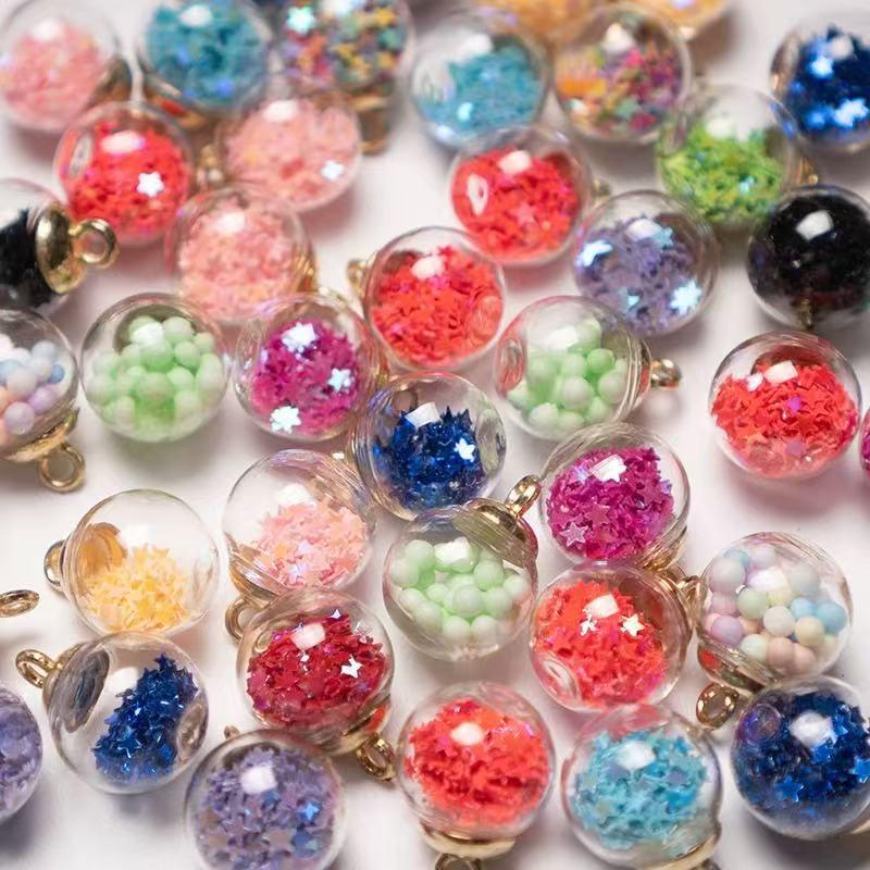 【D8】Glass Luminous Flowing Sand Bottle