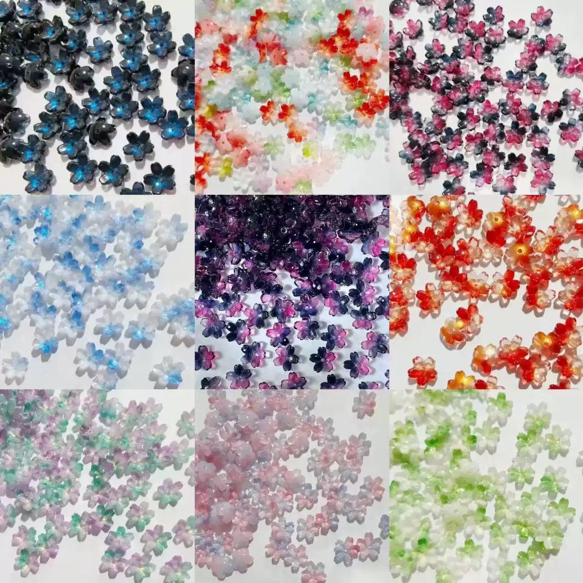 【C6】Glass Bead Accessories, DIY Jewelry Making Materials for Bracelets, Creative Craft Supplies for Unique Works & Gifting