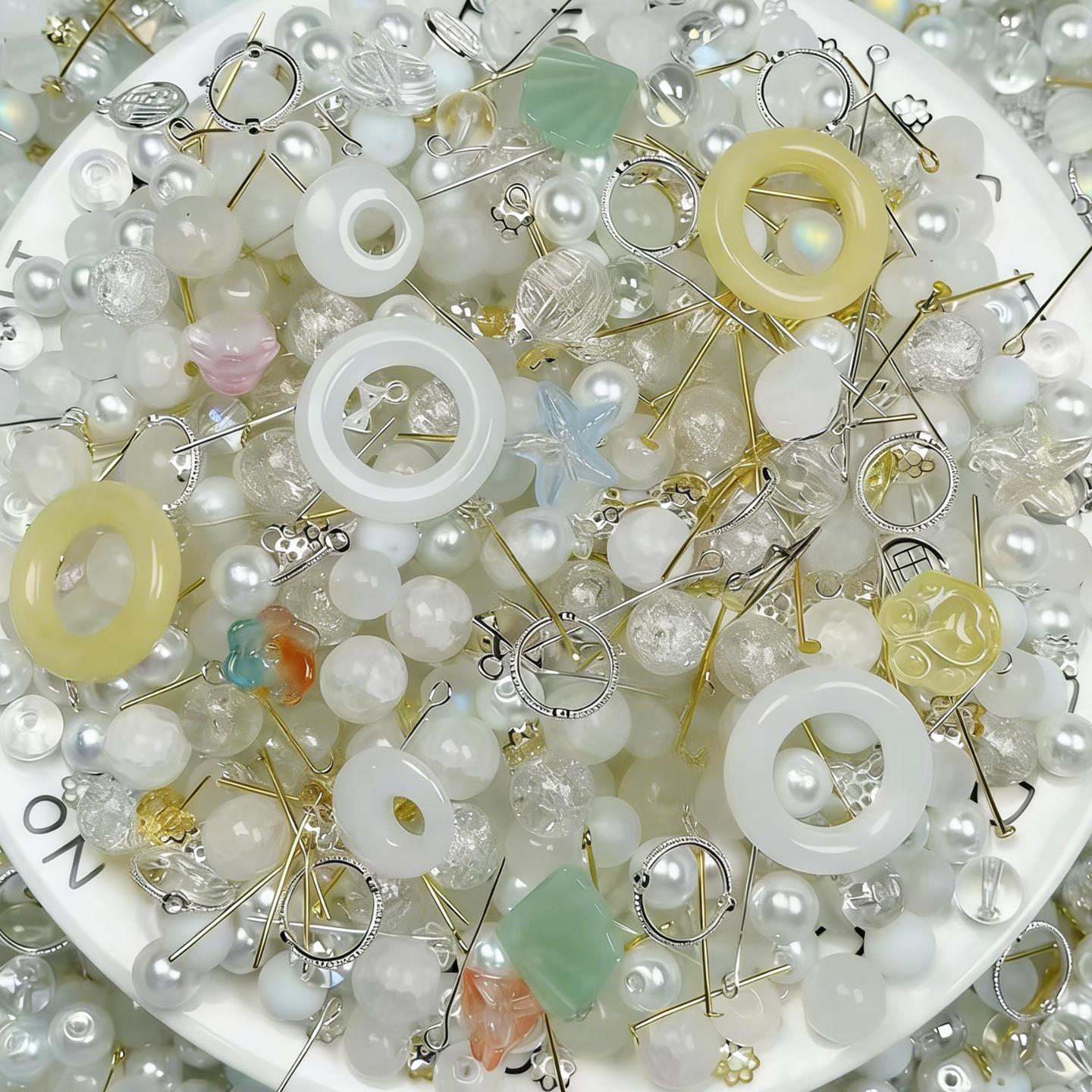 【B2】High-End Luxury Glass Bead Jewelry Full Set