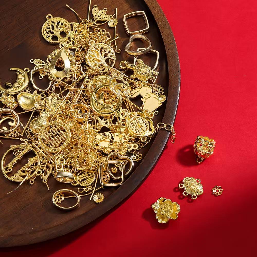 【C3】Luxury Gold and Silver Metal Accessories, Premium DIY Jewelry Making Supplies
