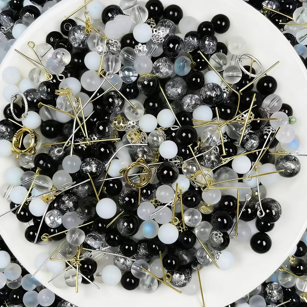 【B2】High-End Luxury Glass Bead Jewelry Full Set