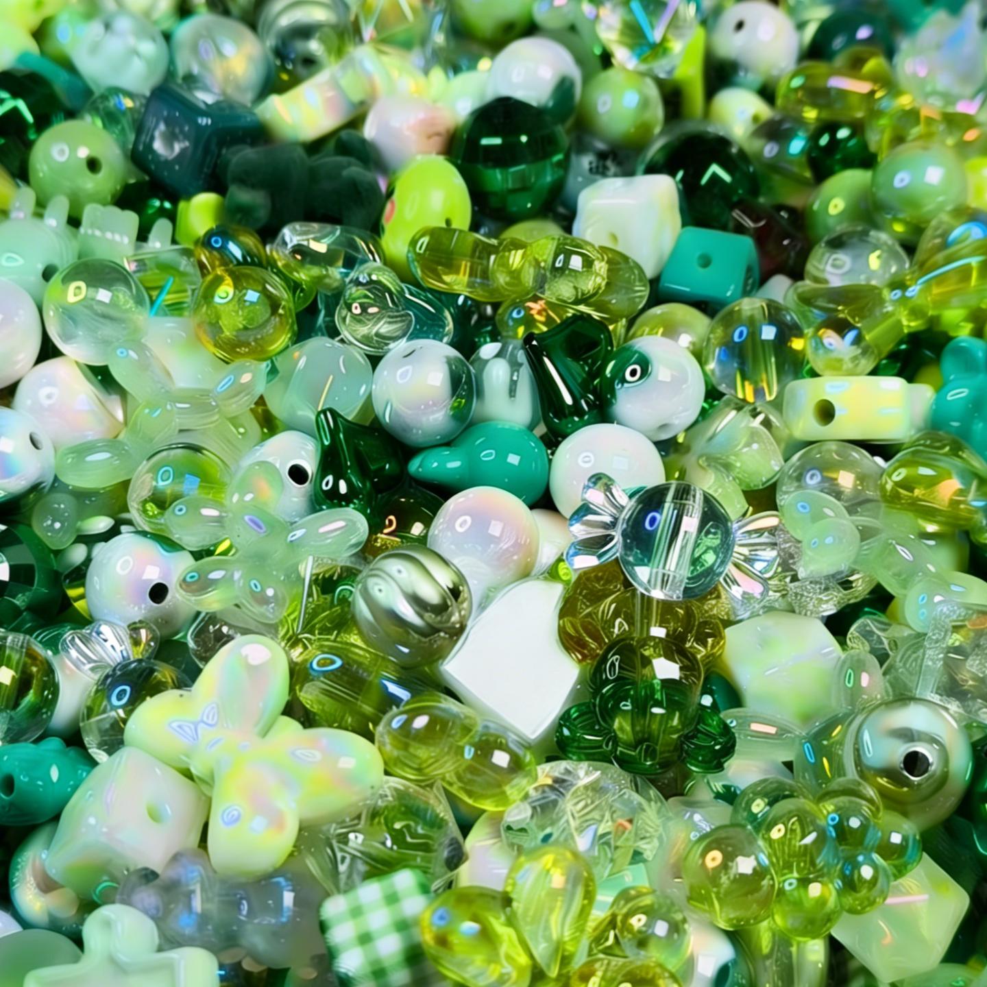 [B1] Large Package 16mm Mixed Acrylic Beads, Multicolor Design for DIY Craft Jewelry Making