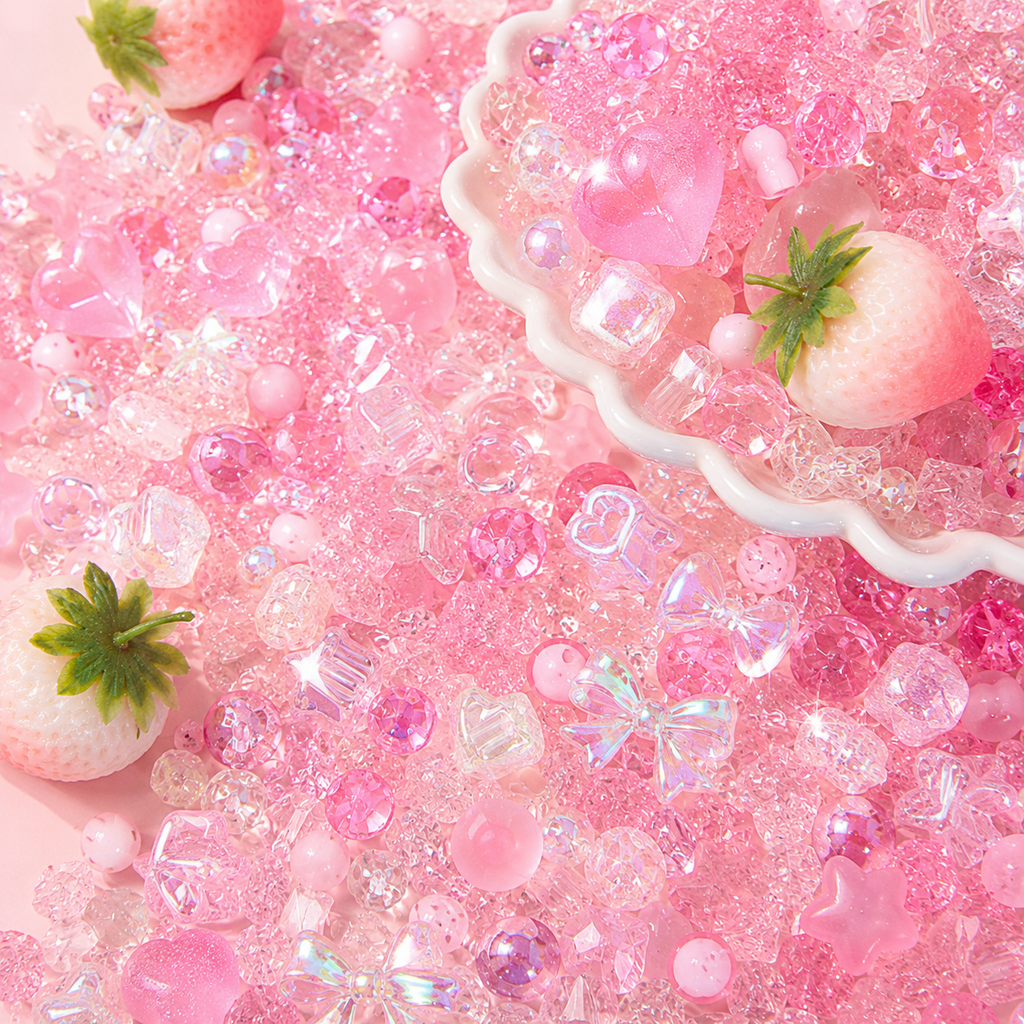 【A1】A18 Large Pack Mixed Acrylic Beads – 16mm Premium Smooth Beads for DIY Jewelry &amp; Craft Making
