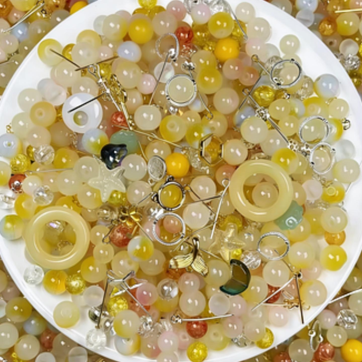 【B2】High-End Luxury Glass Bead Jewelry Full Set