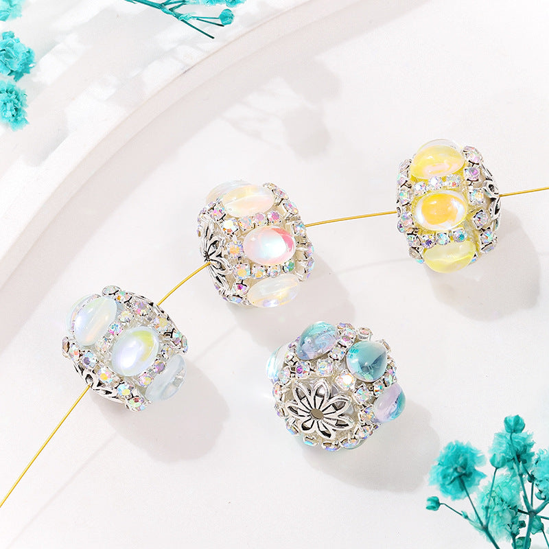 【C4】Glitter Loose Rhinestone Beads