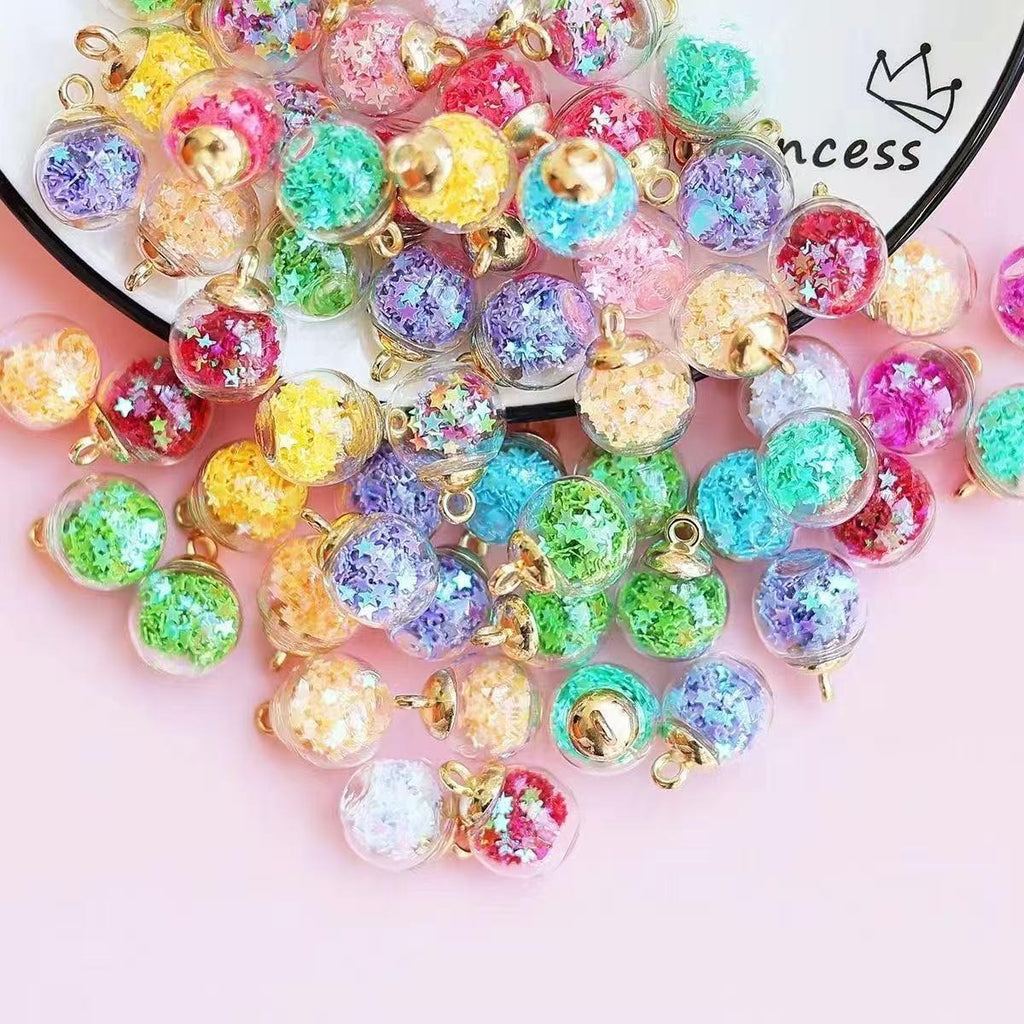 【D8】Glass Luminous Flowing Sand Bottle