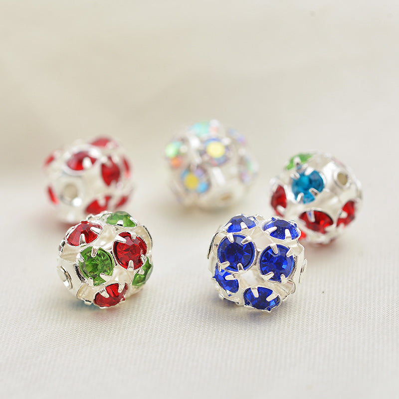 【C4】Glitter Loose Rhinestone Beads