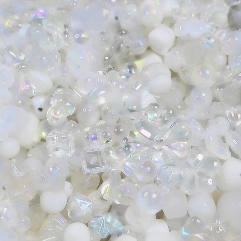 [B1] Large Package 16mm Mixed Acrylic Beads, Multicolor Design for DIY Craft Jewelry Making