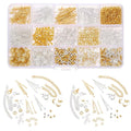 【D3】Luxury Gold and Silver Metal Accessories, Premium DIY Jewelry Making Supplies