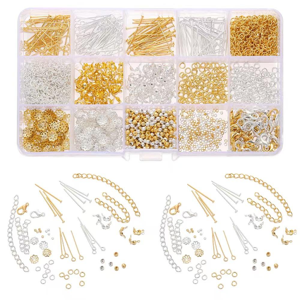 【C3】Luxury Gold and Silver Metal Accessories, Premium DIY Jewelry Making Supplies